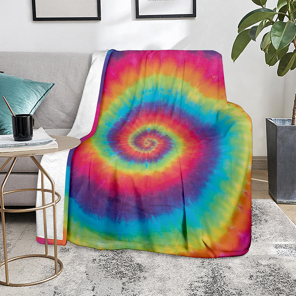 Tie Dye Print Blanket