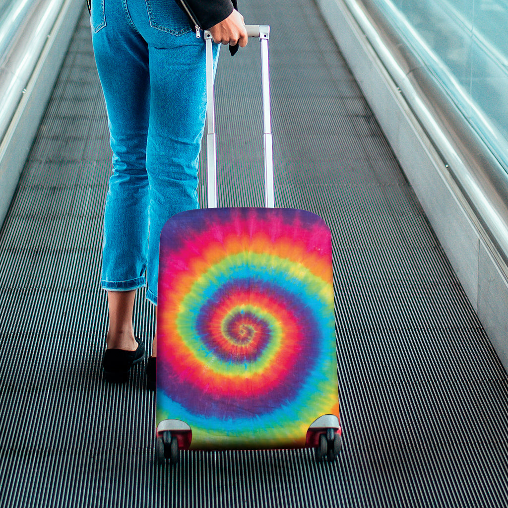 Tie Dye Print Luggage Cover