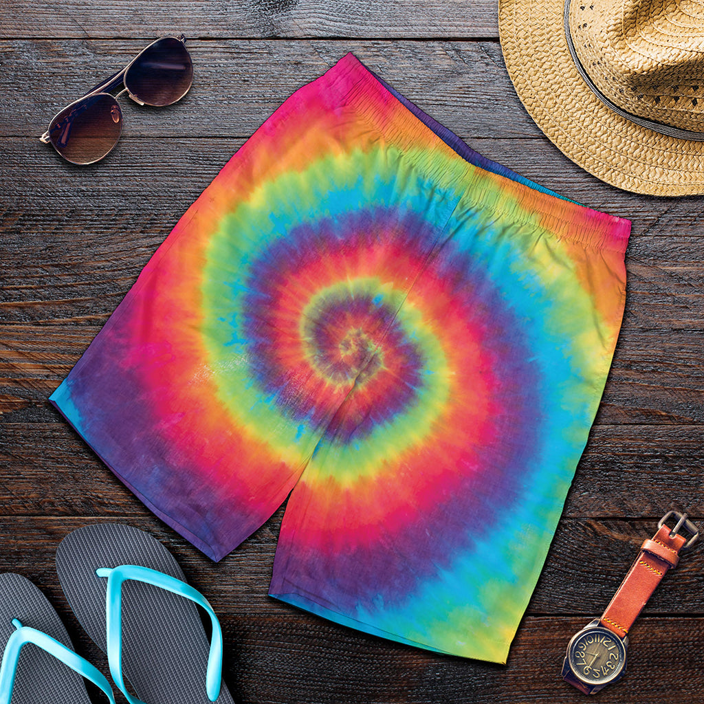 Tie Dye Print Men's Shorts