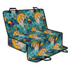 Tiger And Toucan Pattern Print Pet Car Back Seat Cover