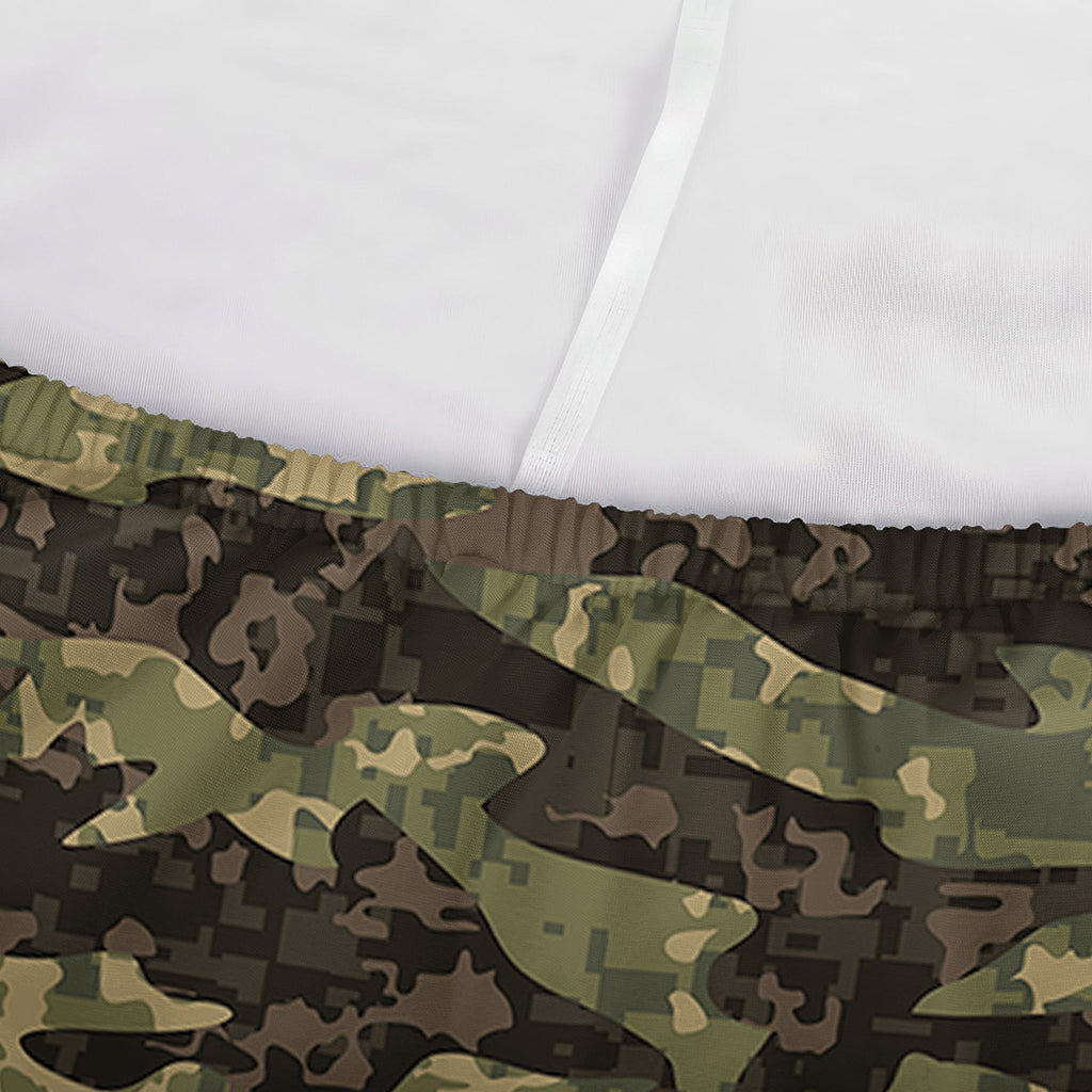 Tiger Stripe Camouflage Pattern Print Sofa Cover