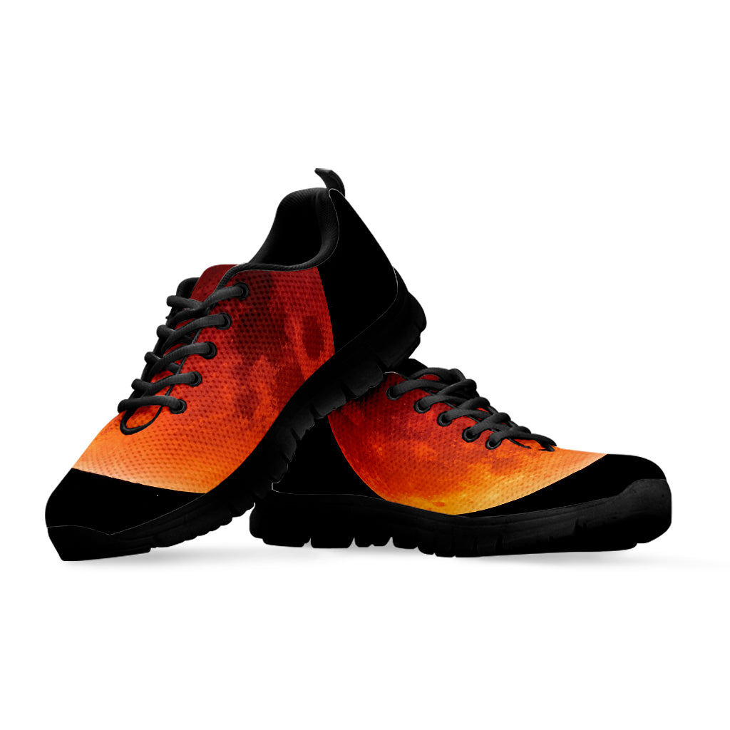 Total Lunar Eclipse Print Black Sneakers