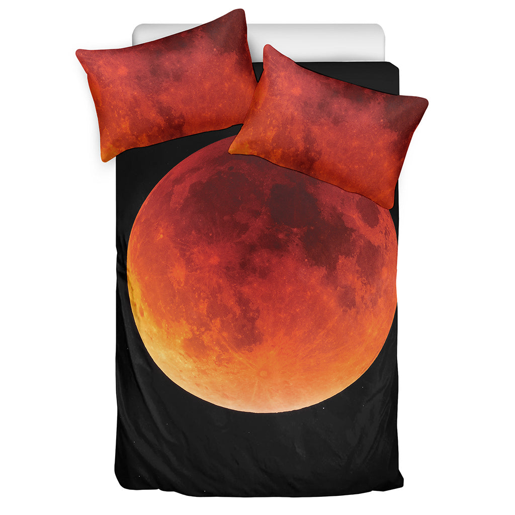 Total Lunar Eclipse Print Duvet Cover Bedding Set
