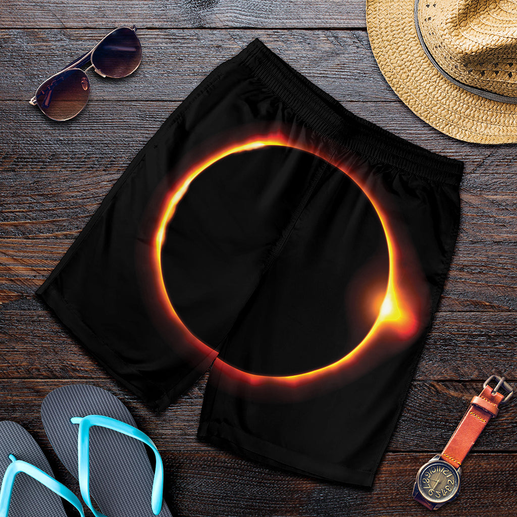 Total Solar Eclipse Print Men's Shorts