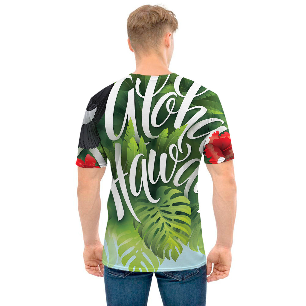 Toucan Aloha Hawaii Print Men's T-Shirt