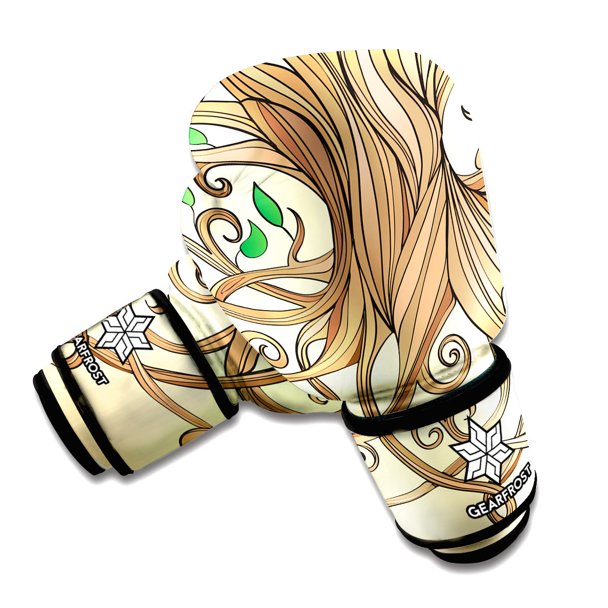 Knot Red Celtic Print Boxing Gloves