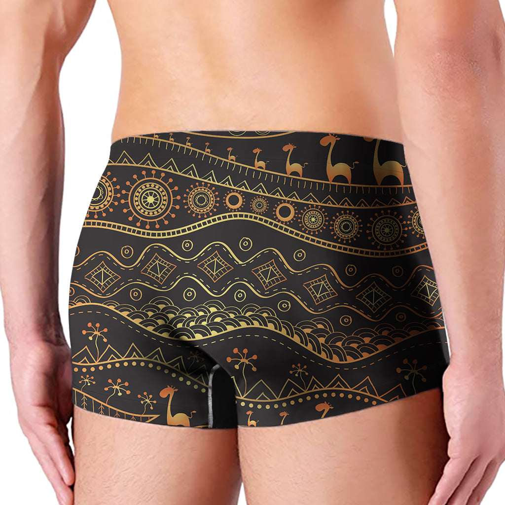 Tribal Ethnic African Pattern Print Men's Boxer Briefs