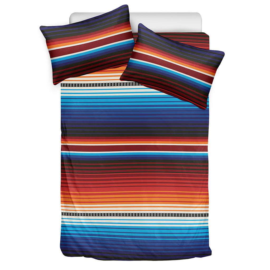Tribal Mexican Blanket Pattern Print Duvet Cover Bedding Set