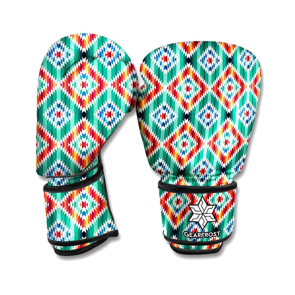 Tribal Pendleton Navajo Pattern Print Boxing Gloves