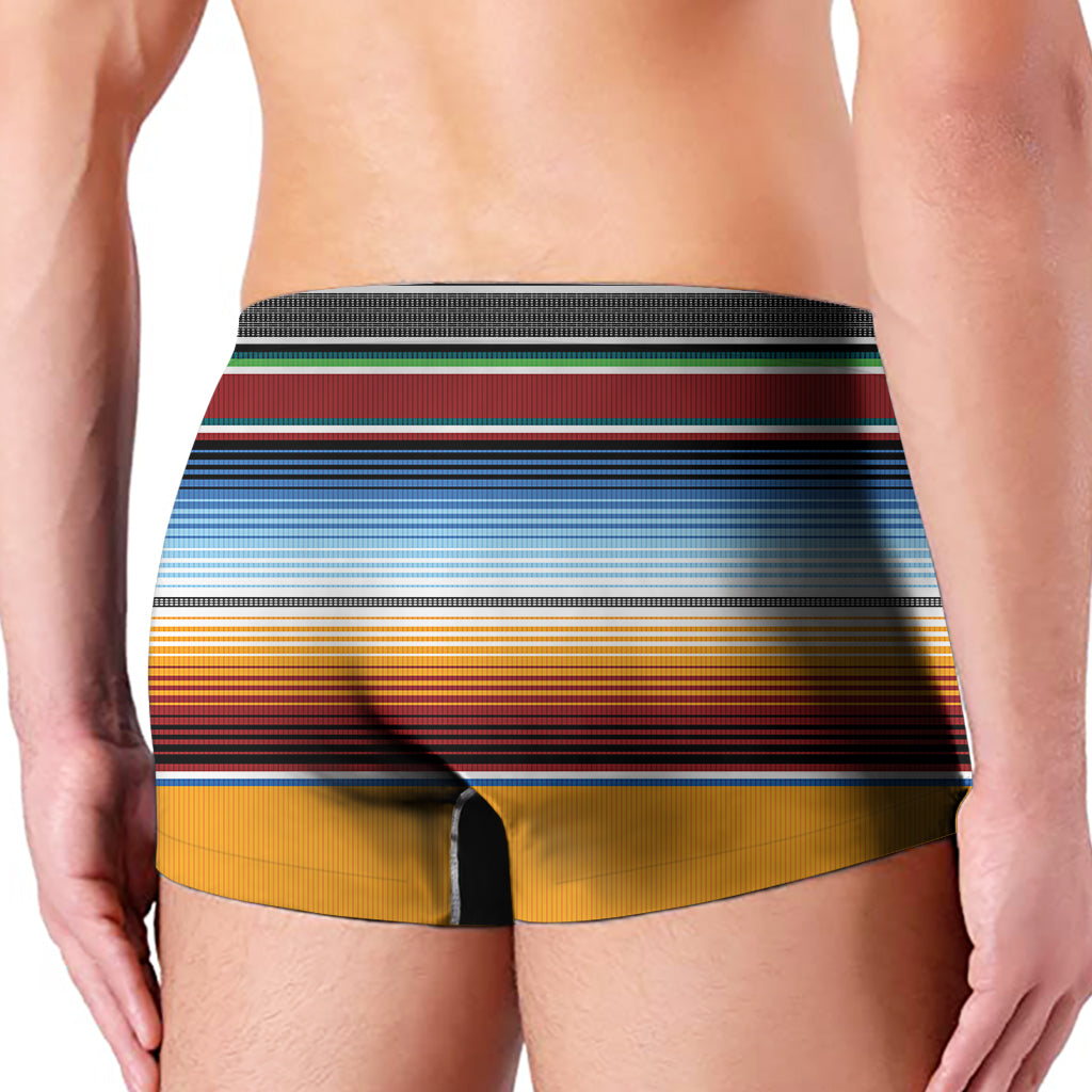 Tribal Serape Blanket Pattern Print Men's Boxer Briefs