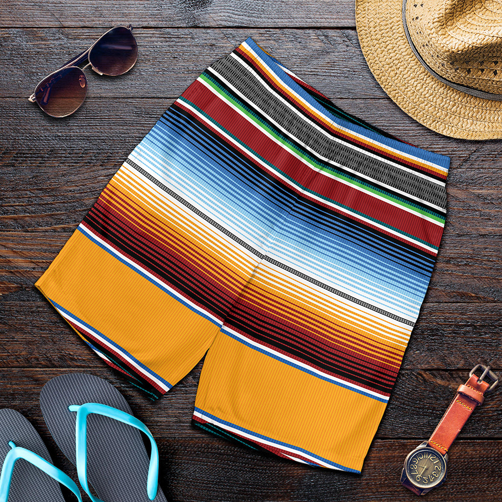 Tribal Serape Blanket Pattern Print Men's Shorts