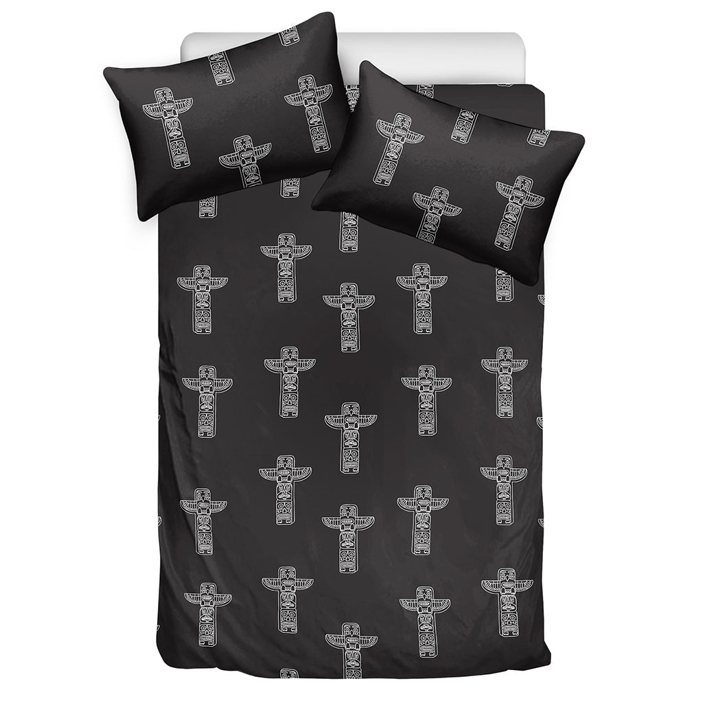 Tribal Totem Pattern Print Duvet Cover Bedding Set