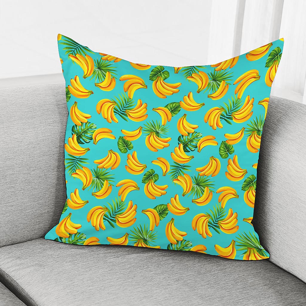 Tropical Banana Leaf Pattern Print Pillow Cover
