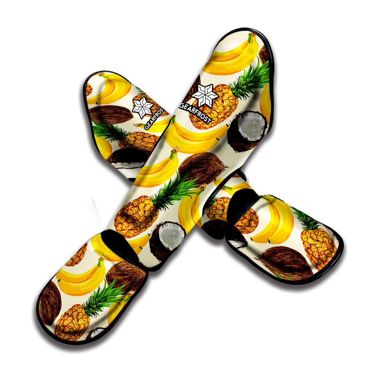 Tropical Fruits Pattern Print Muay Thai Shin Guard