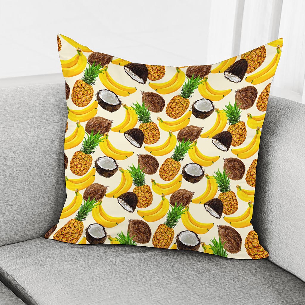 Tropical Fruits Pattern Print Pillow Cover