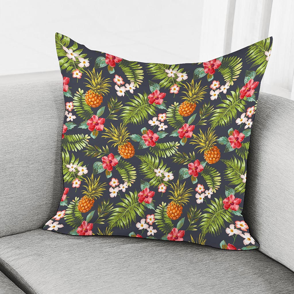Tropical Hawaii Pineapple Pattern Print Pillow Cover