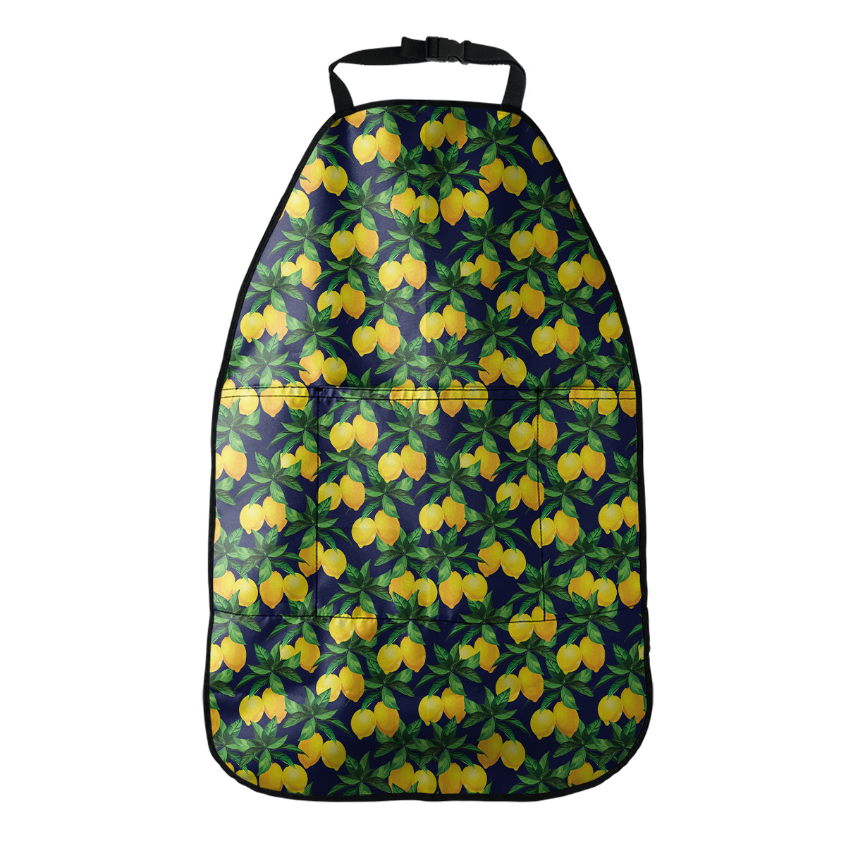 Tropical Lemon Pattern Print Car Seat Organizers