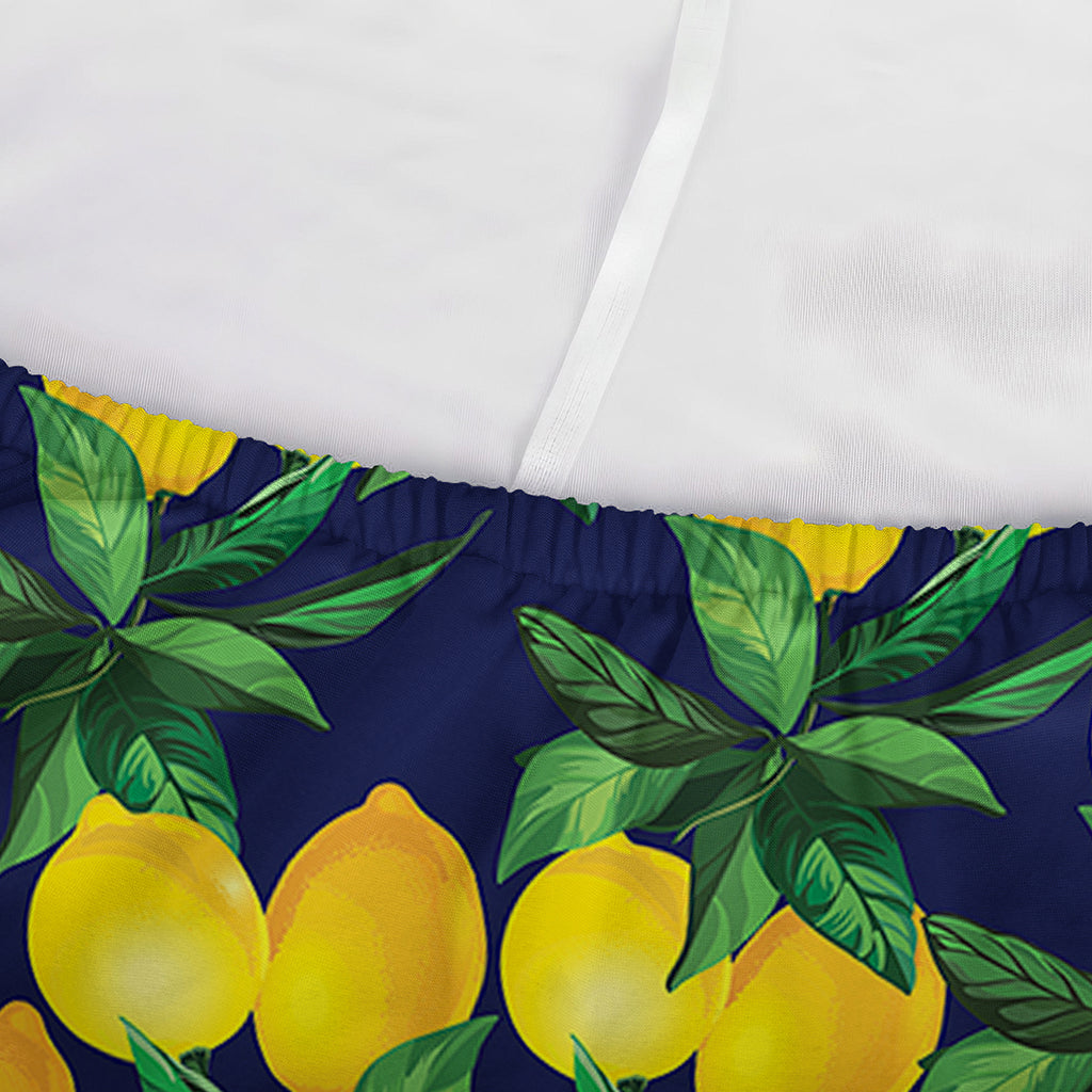 Tropical Lemon Pattern Print Sofa Cover