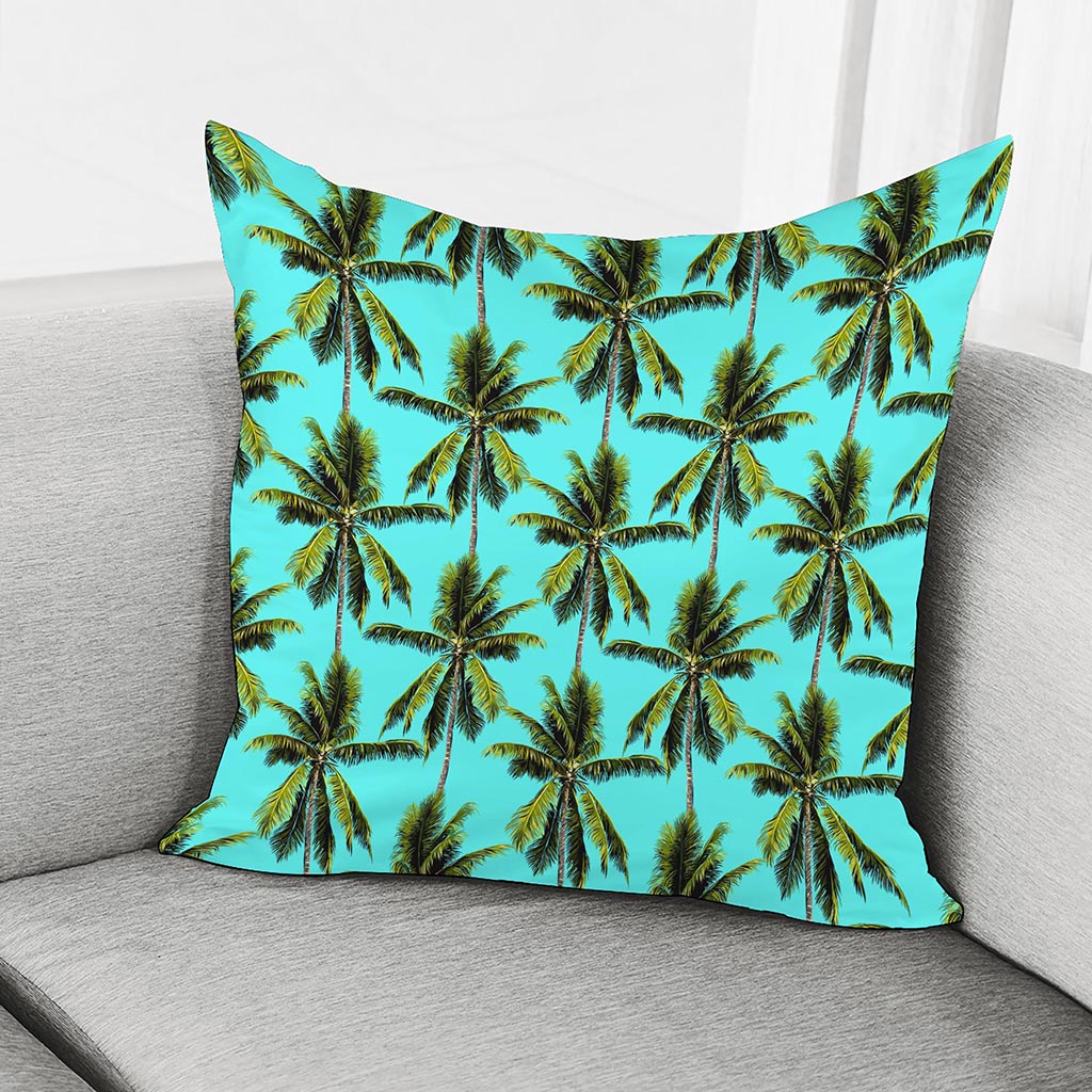Tropical Palm Tree Pattern Print Pillow Cover
