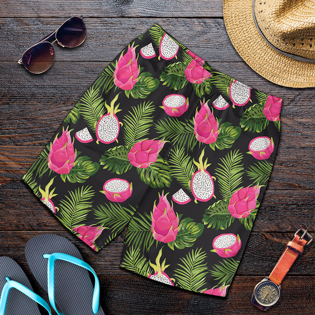 Tropical Pitaya Pattern Print Men's Shorts