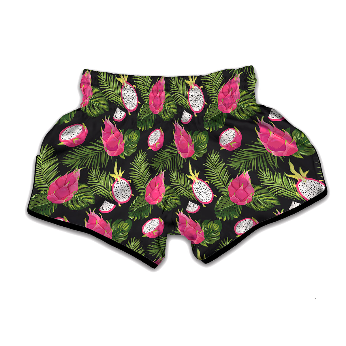 Tropical Pitaya Pattern Print Muay Thai Boxing Shorts