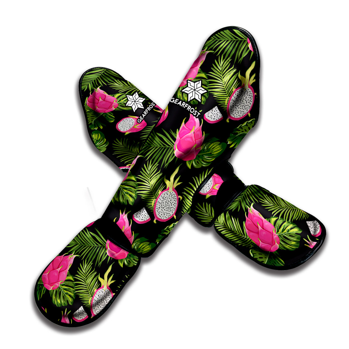 Tropical Pitaya Pattern Print Muay Thai Shin Guard