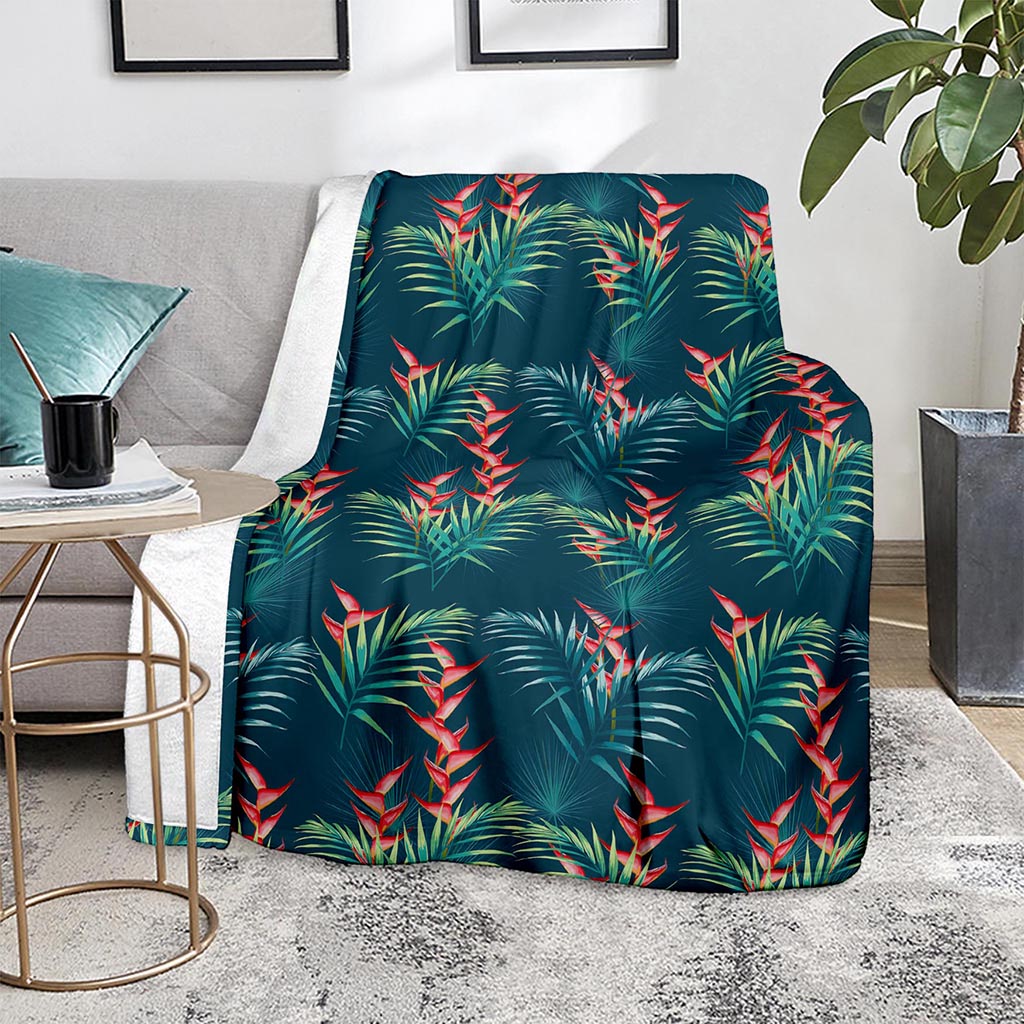 Tropical Plants Hawaii Pattern Print Blanket