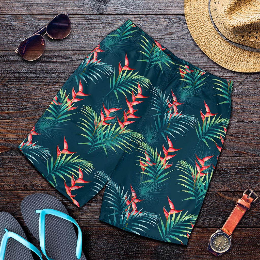 Tropical Plants Hawaii Pattern Print Men's Shorts