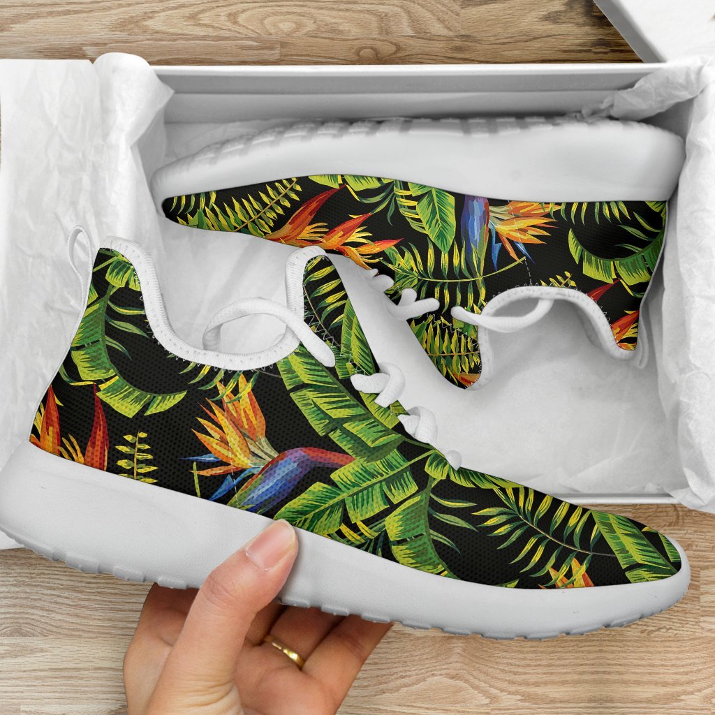 Tropical Summer Pattern Print Mesh Knit Shoes GearFrost