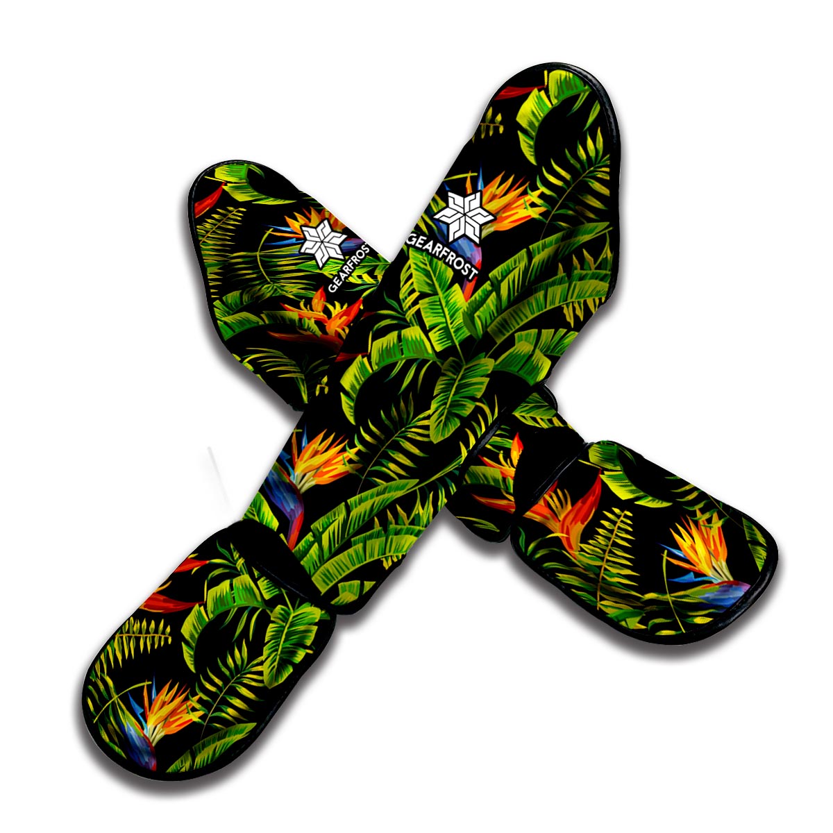 Tropical Summer Pattern Print Muay Thai Shin Guard