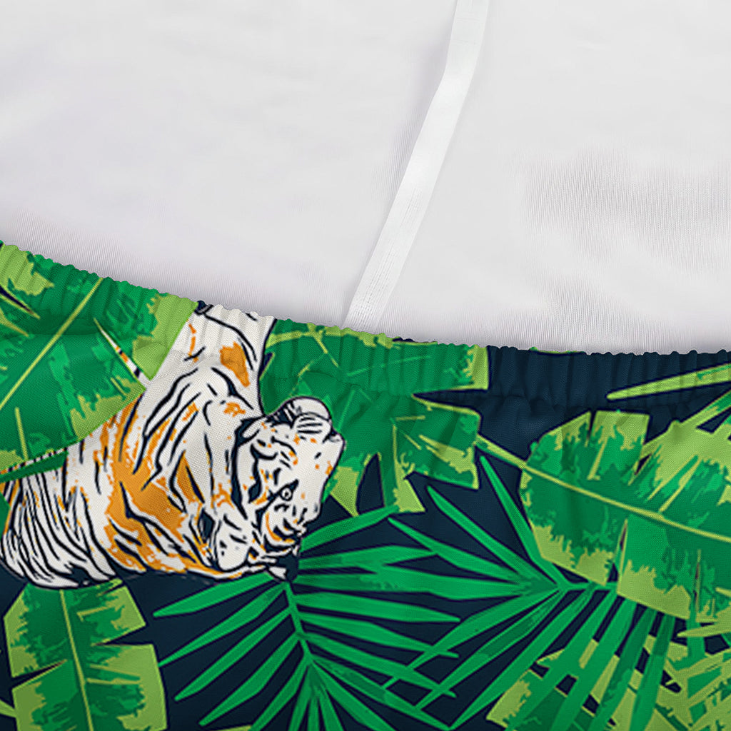 Tropical Tiger Pattern Print Sofa Cover