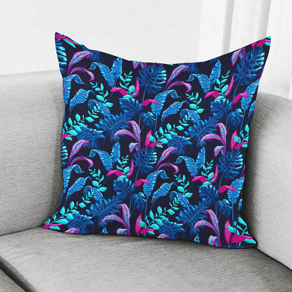 Turquoise Hawaii Tropical Pattern Print Pillow Cover