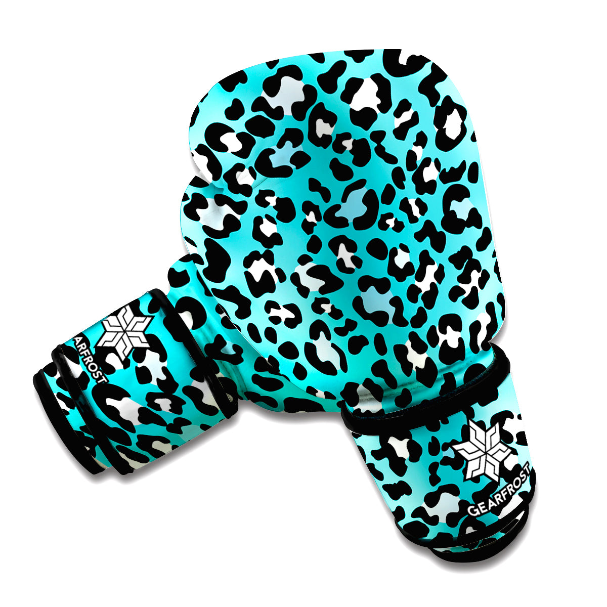 Wolf Moonlight Print Boxing Gloves