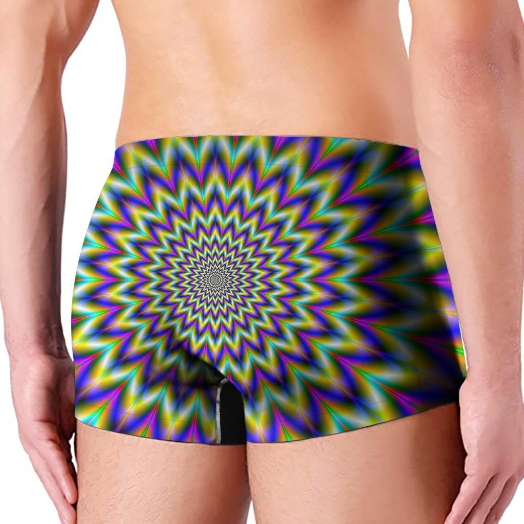 Twinkle Psychedelic Optical Illusion Men's Boxer Briefs