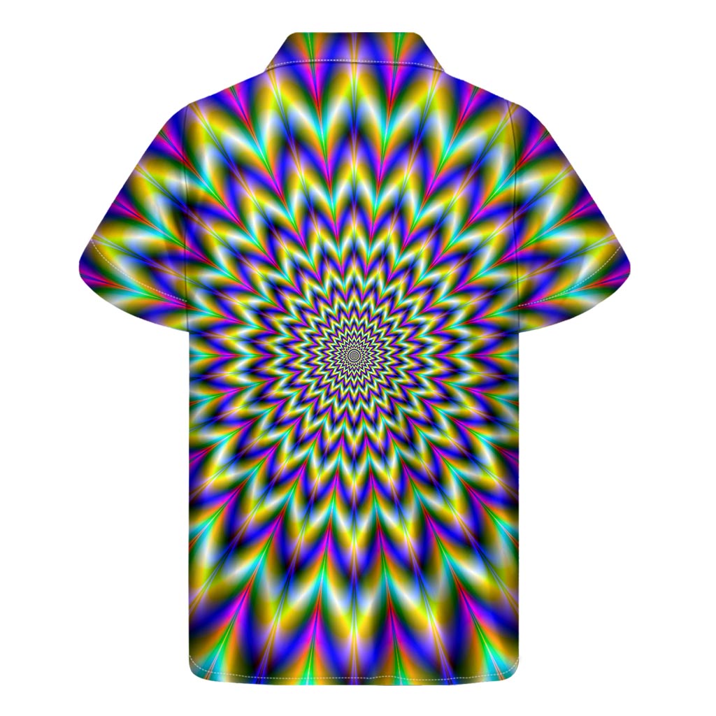 Twinkle Psychedelic Optical Illusion Men's Short Sleeve Shirt