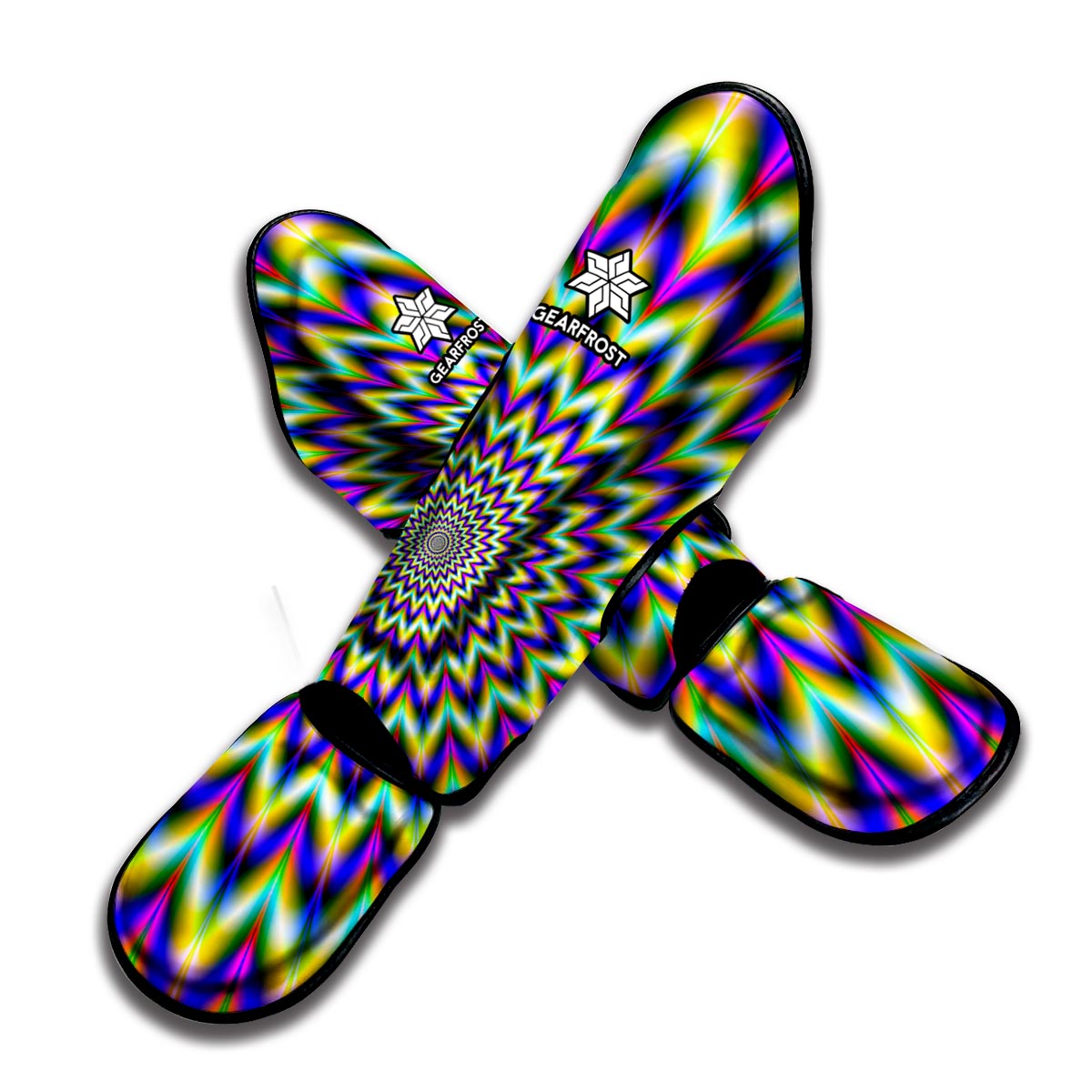 Twinkle Psychedelic Optical Illusion Muay Thai Shin Guard