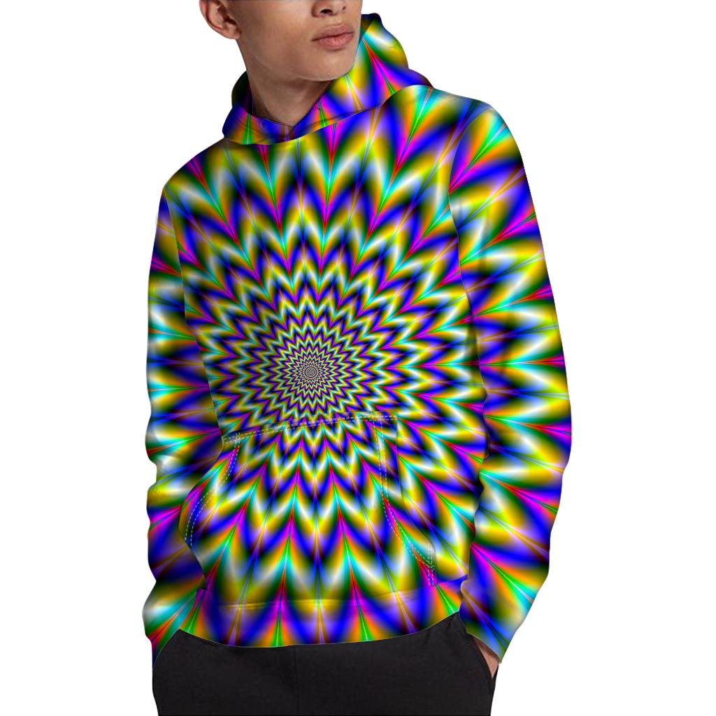 Twinkle Psychedelic Optical Illusion Pullover Hoodie