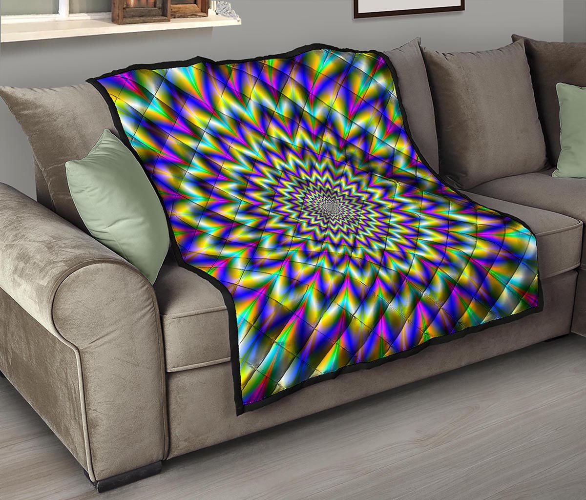 Twinkle Psychedelic Optical Illusion Quilt