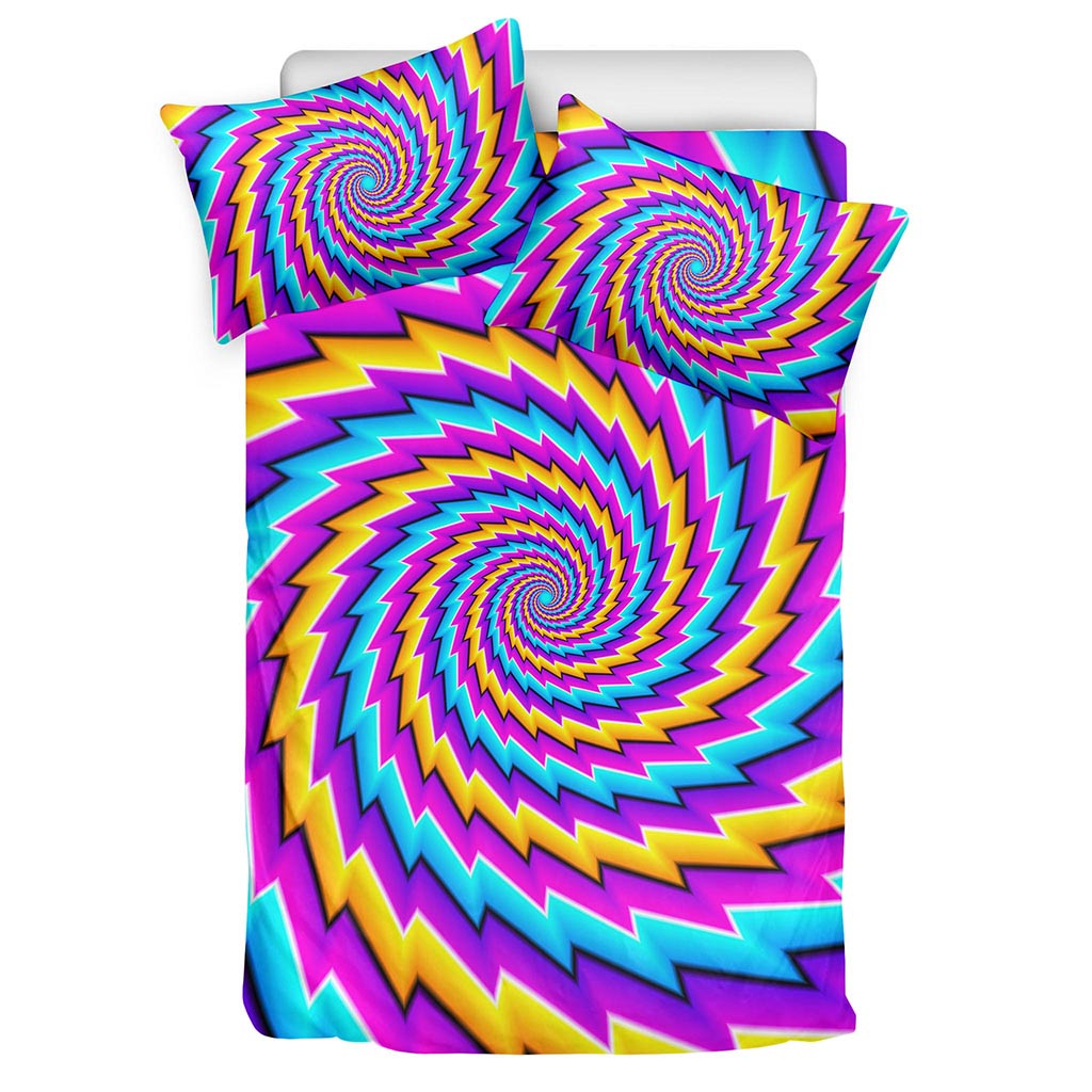 Twisted Spiral Moving Optical Illusion Duvet Cover Bedding Set