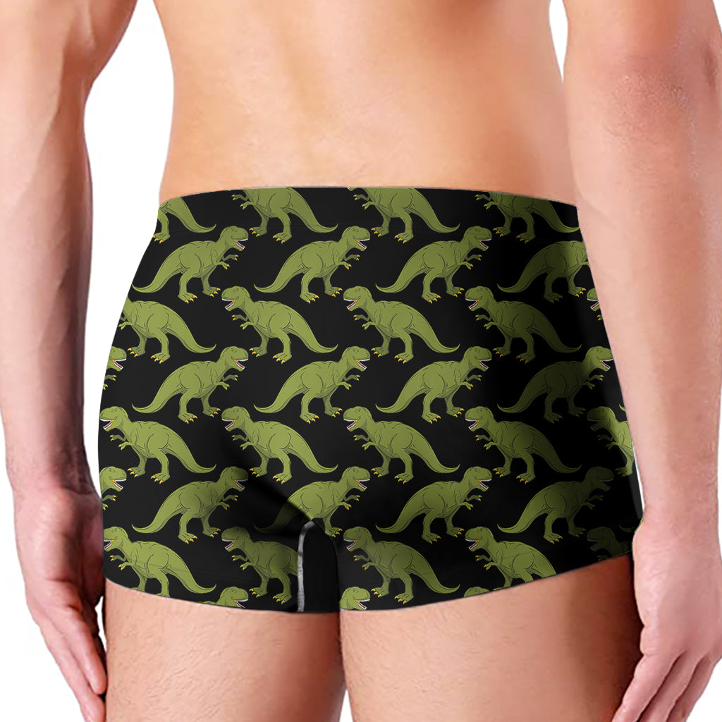 Tyrannosaurus Rex Pattern Print Men's Boxer Briefs