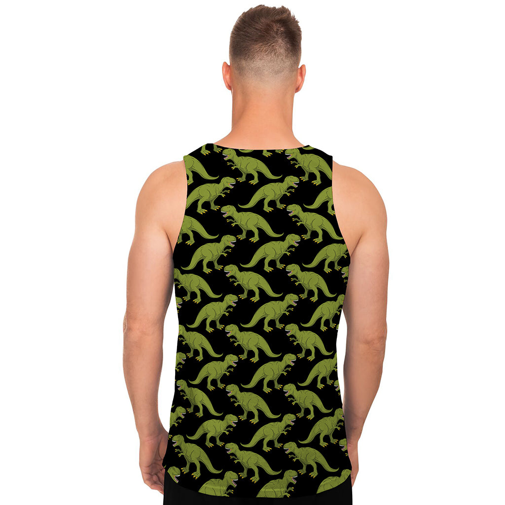 Tyrannosaurus Rex Pattern Print Men's Tank Top