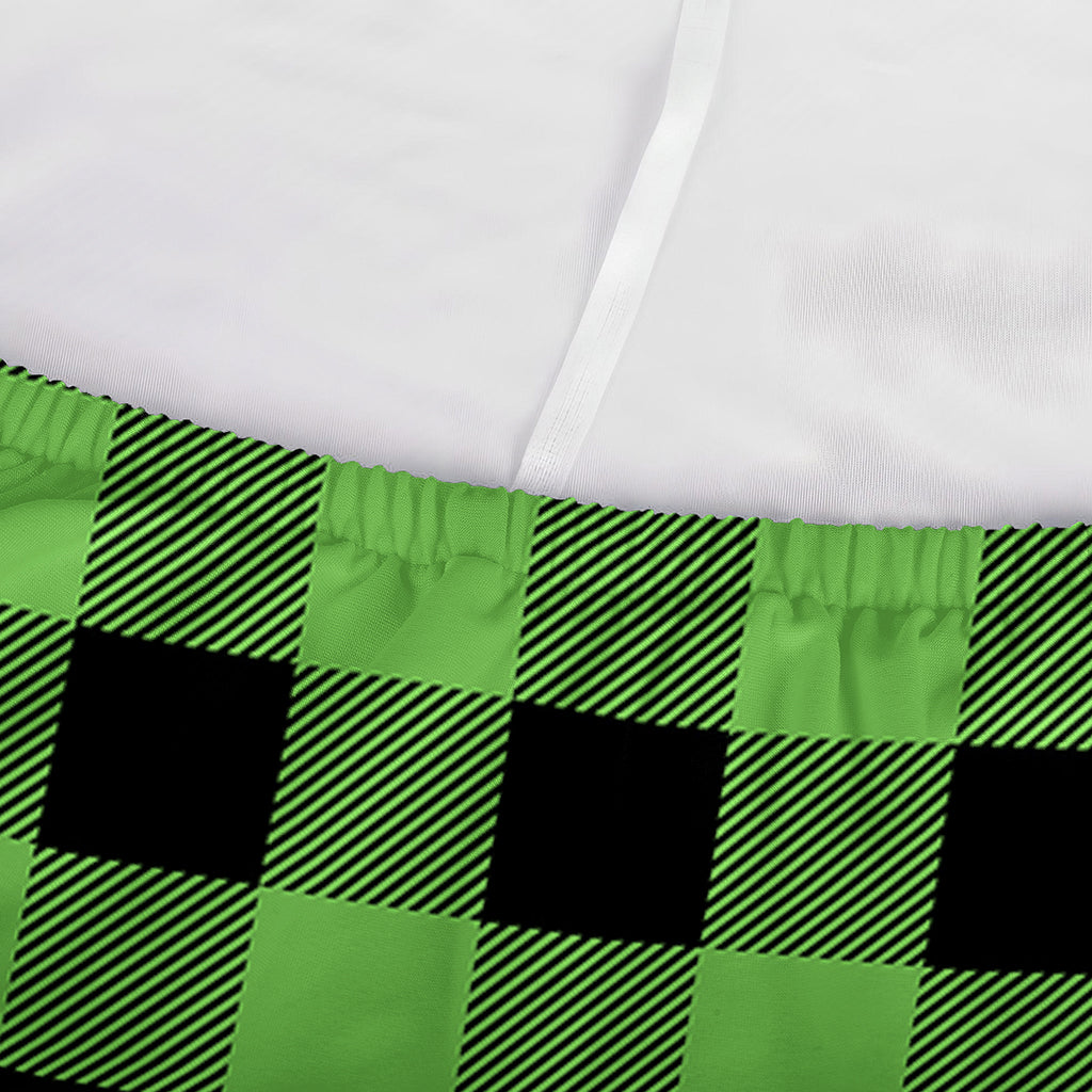 UFO Green And Black Buffalo Check Print Sofa Cover