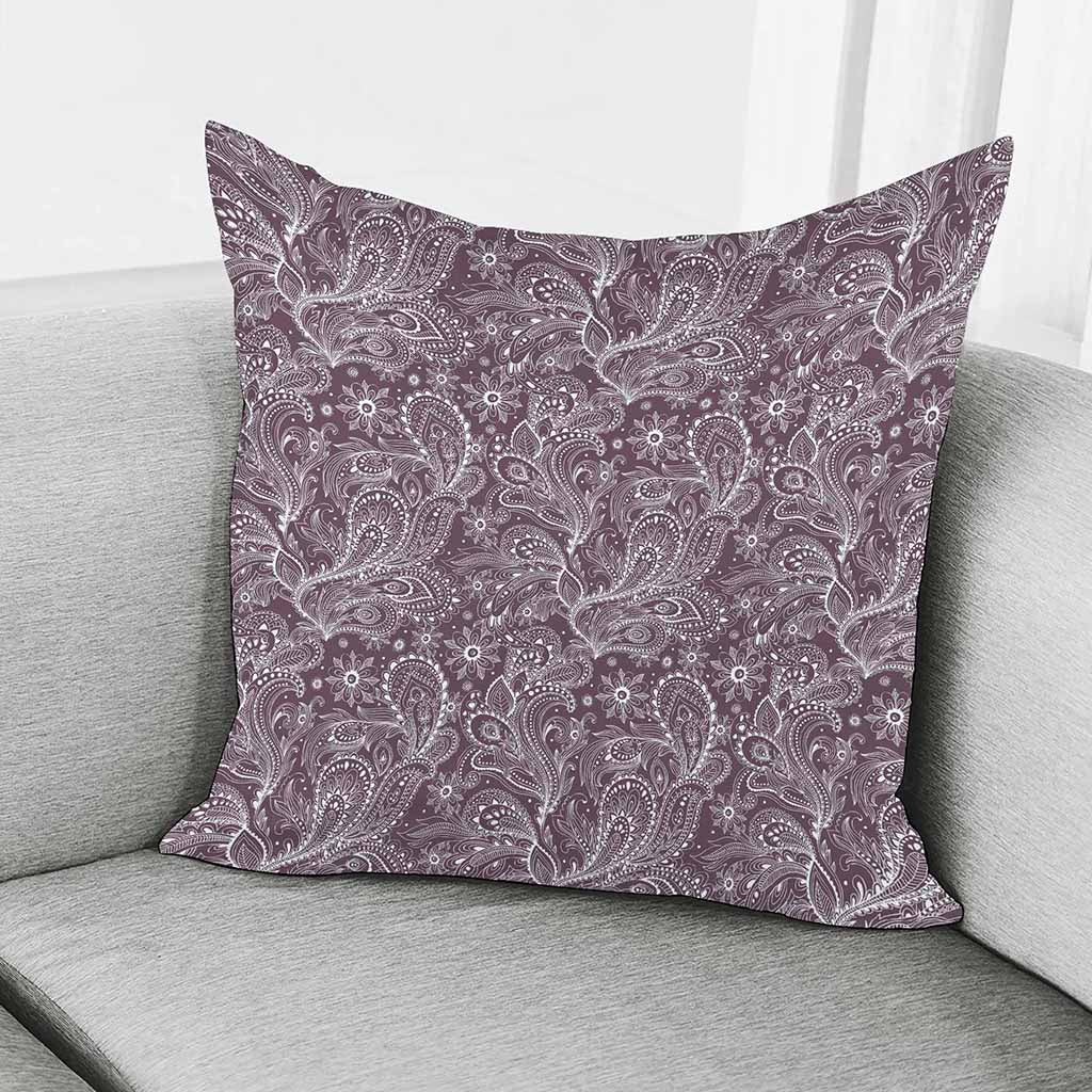 Umber Floral Bohemian Pattern Print Pillow Cover