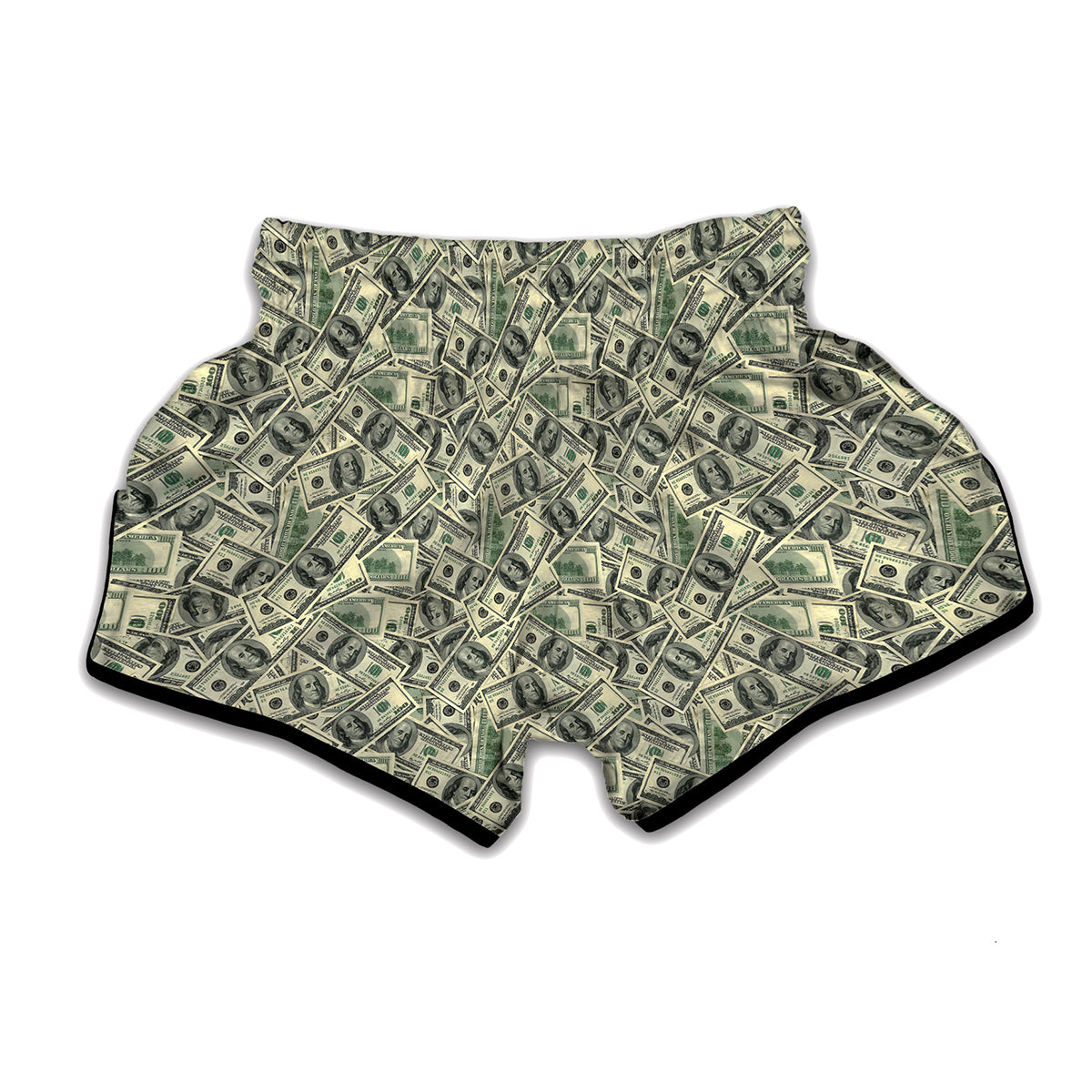 US Dollar Print Muay Thai Boxing Shorts