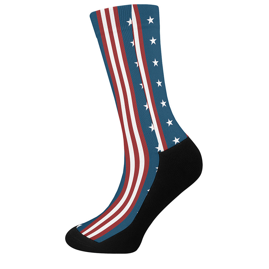 USA Independence Day Pattern Print Crew Socks