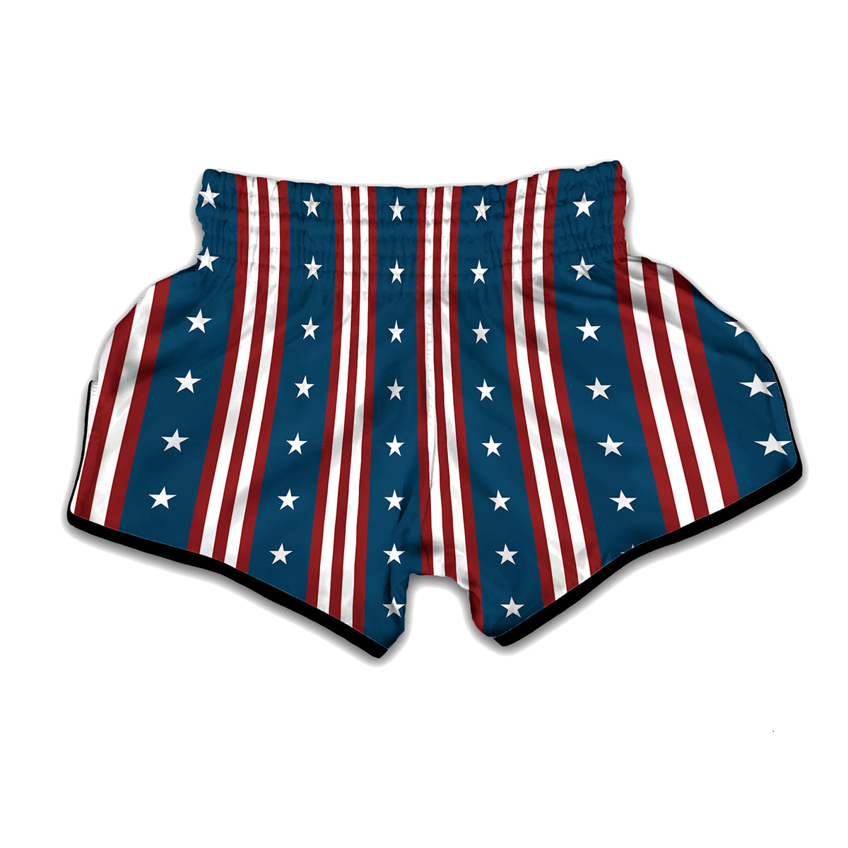 USA Independence Day Pattern Print Muay Thai Boxing Shorts