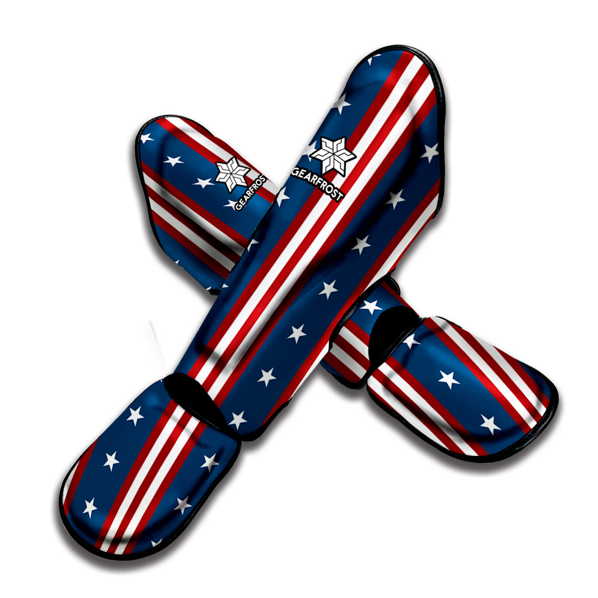 USA Independence Day Pattern Print Muay Thai Shin Guard