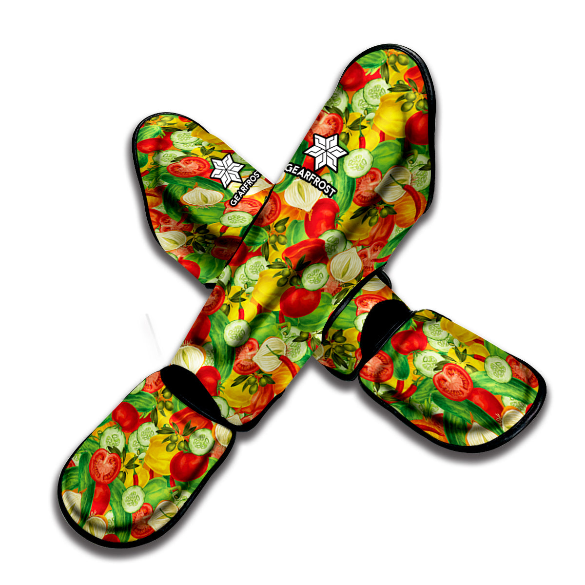 Vegan Pattern Print Muay Thai Shin Guard