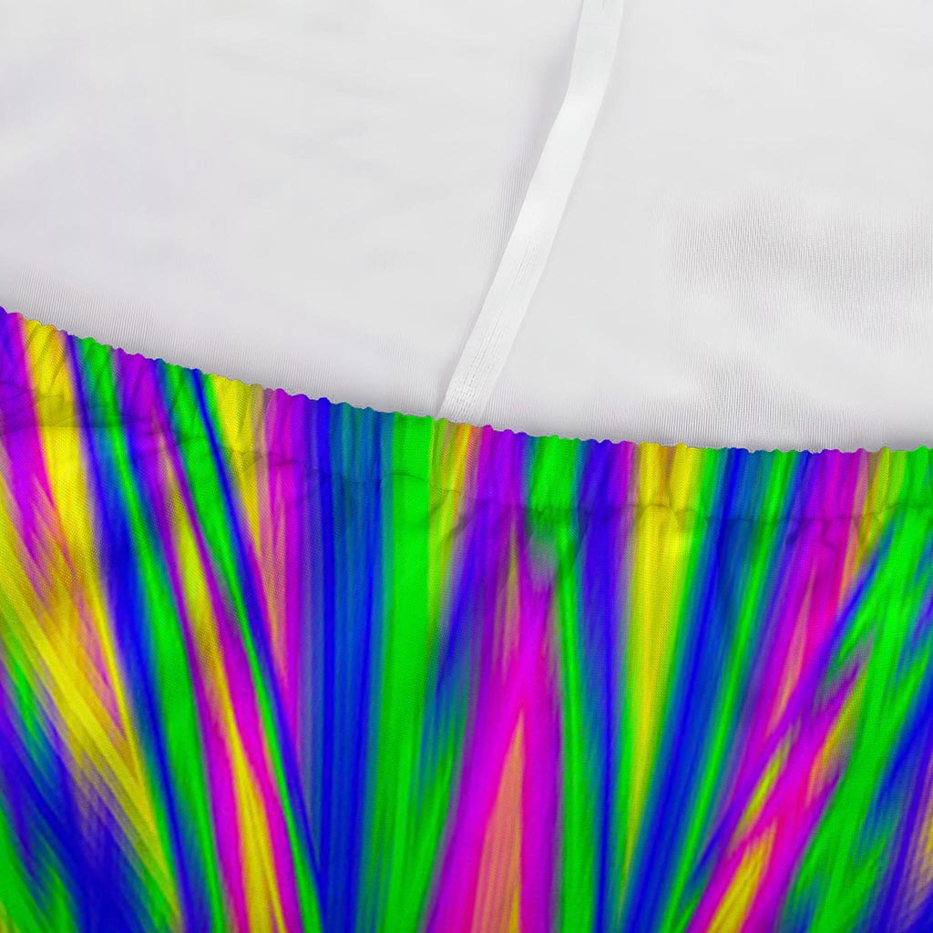 Vibrant Psychedelic Optical Illusion Sofa Cover