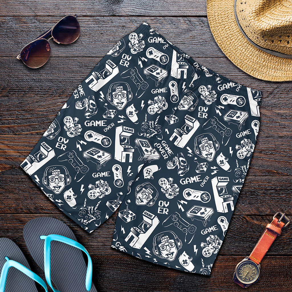 Video Game Devices Pattern Print Men's Shorts
